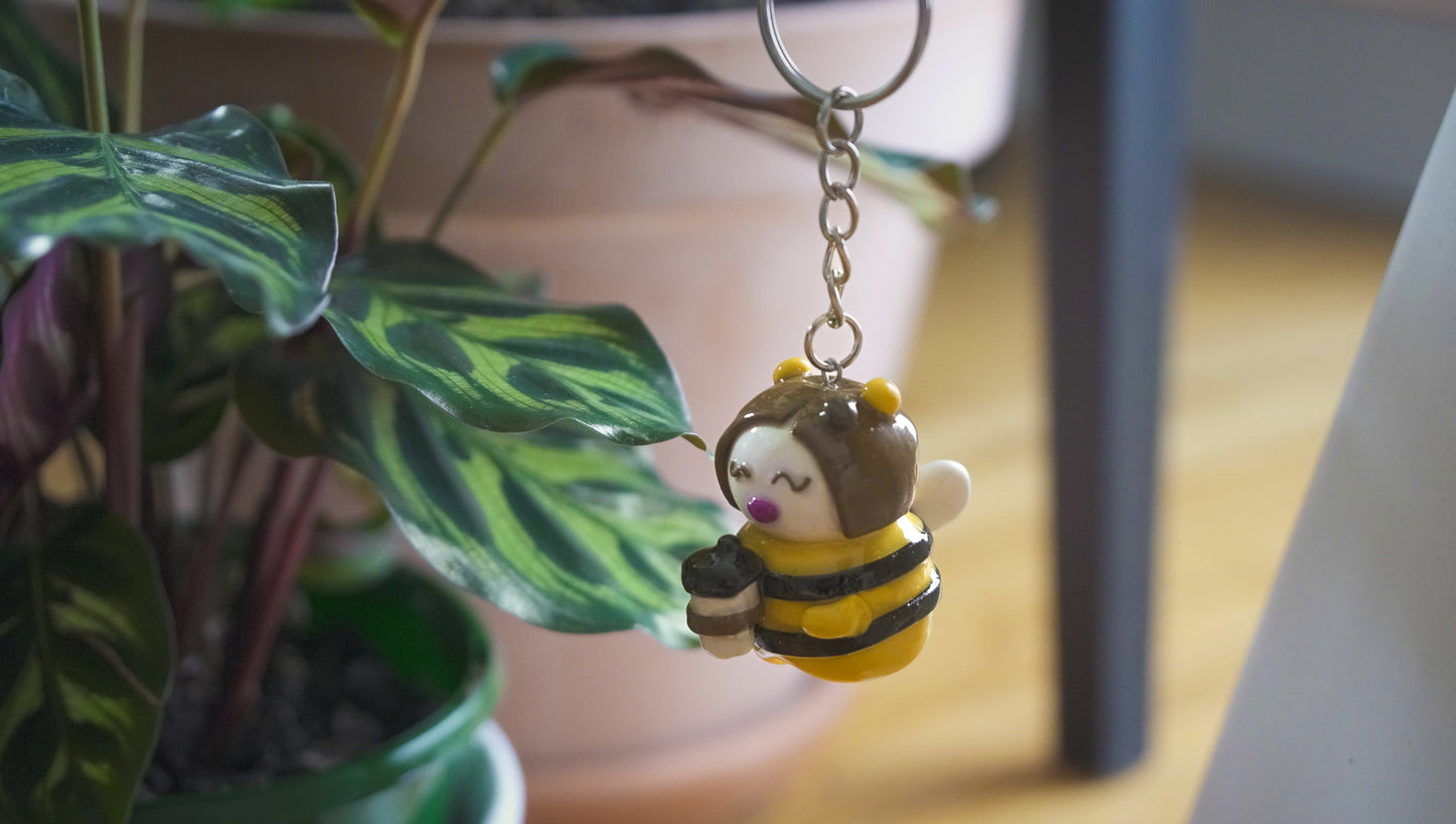 Honey Bee enyoying Coffee