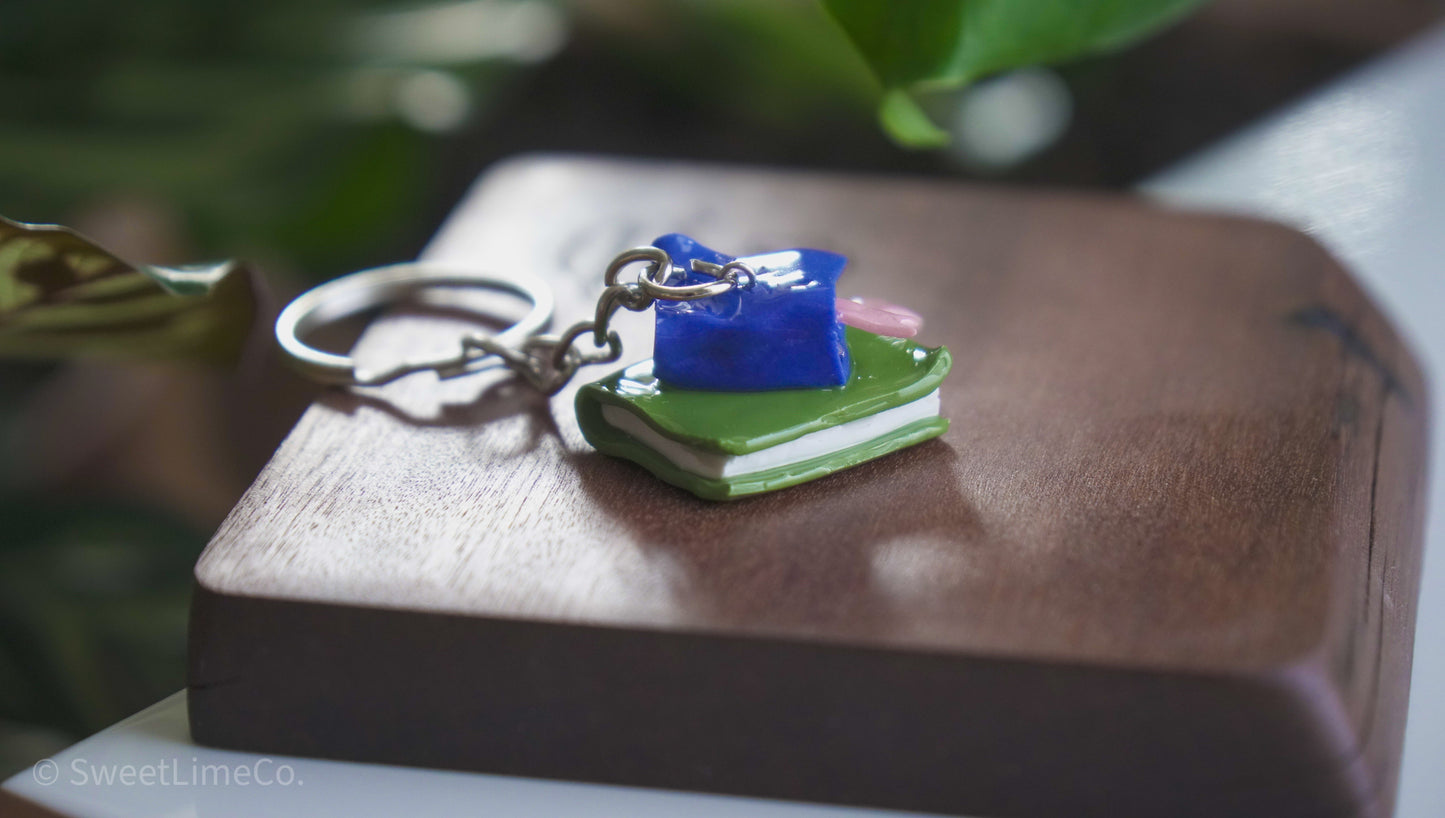 Book Stack Charm